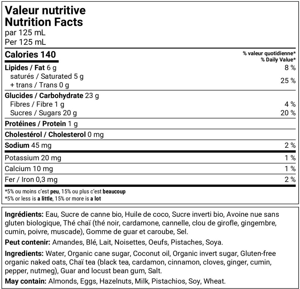 Masala chaï val + ing